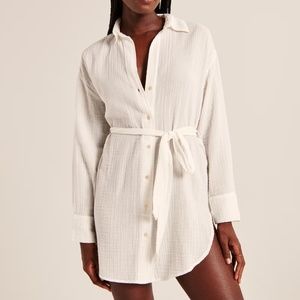 Abercrombie Beach Cover Up Mini Dress